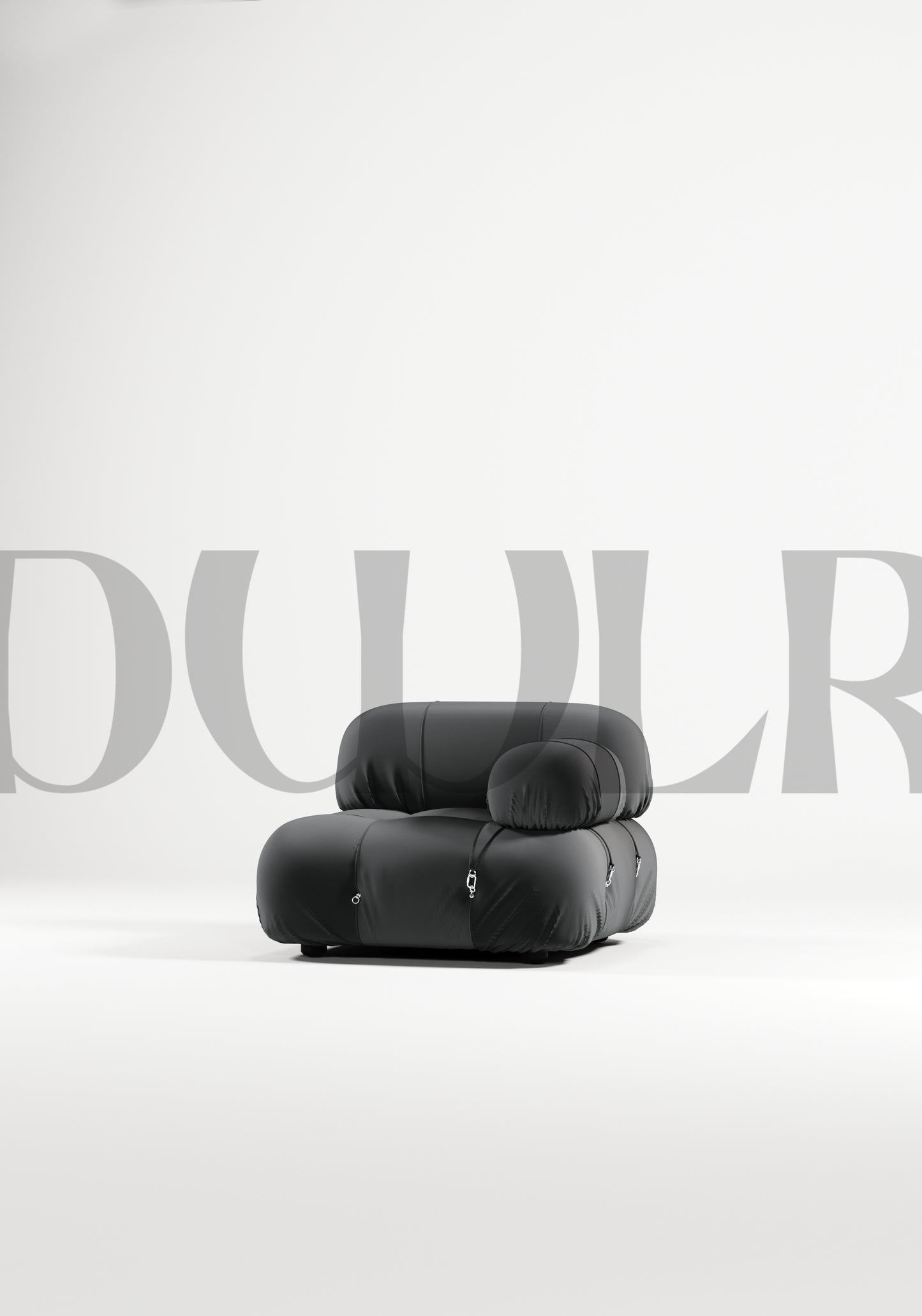 DWLR Cierra Module Ottoman Studio Shot | Luxury Sofas & Furniture